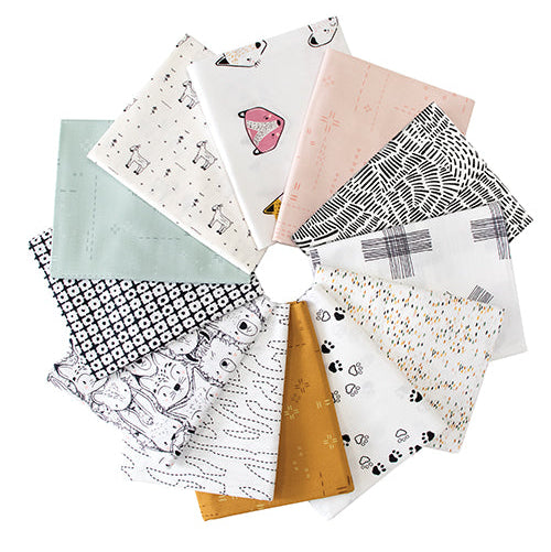 Bundle Up Furry Friends - FQ Bundle – Fab Lab Fabric + Quilt