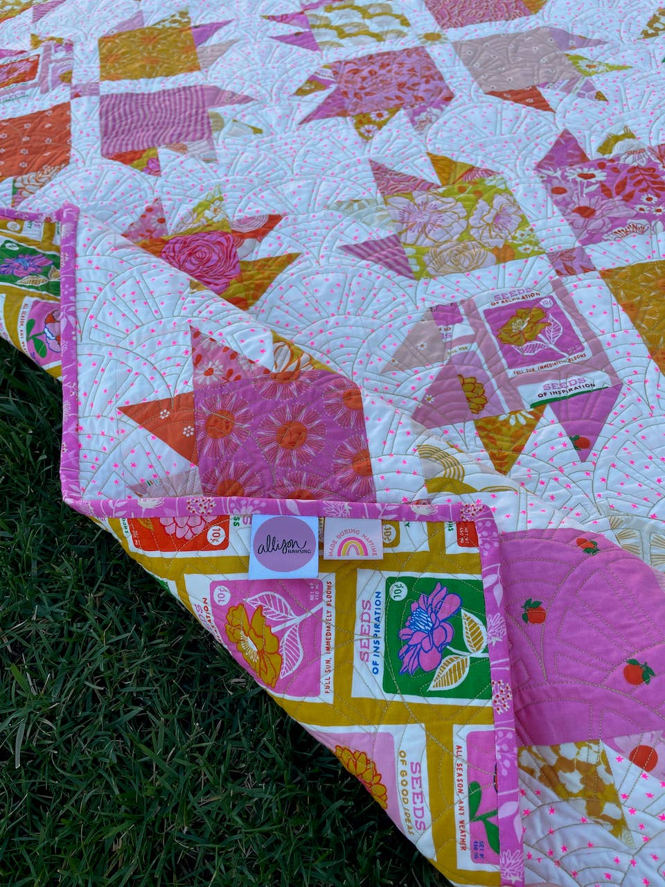 Charm Pack Bear Paw Quilt Pattern (Print)