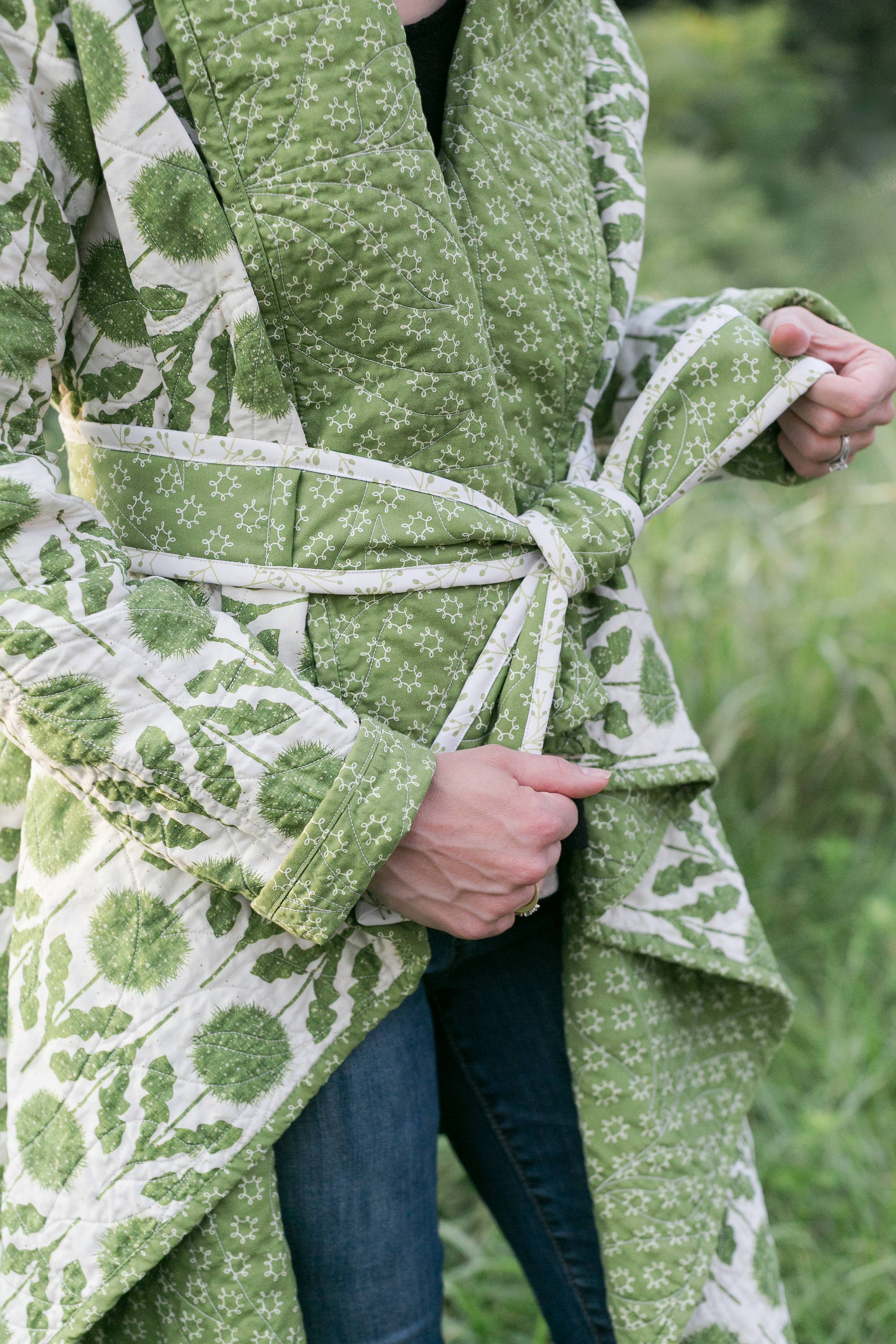 Cozy Cascade | A Quilted Open Front Cardigan