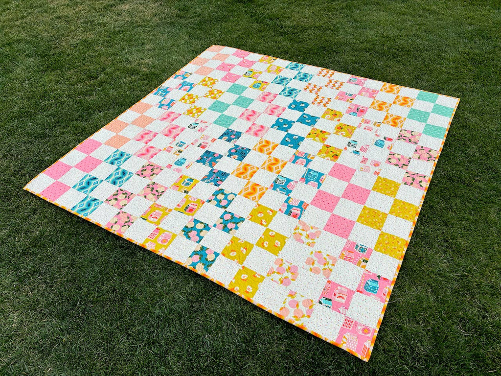 Layer Cake Squared Quilt Pattern (Print)