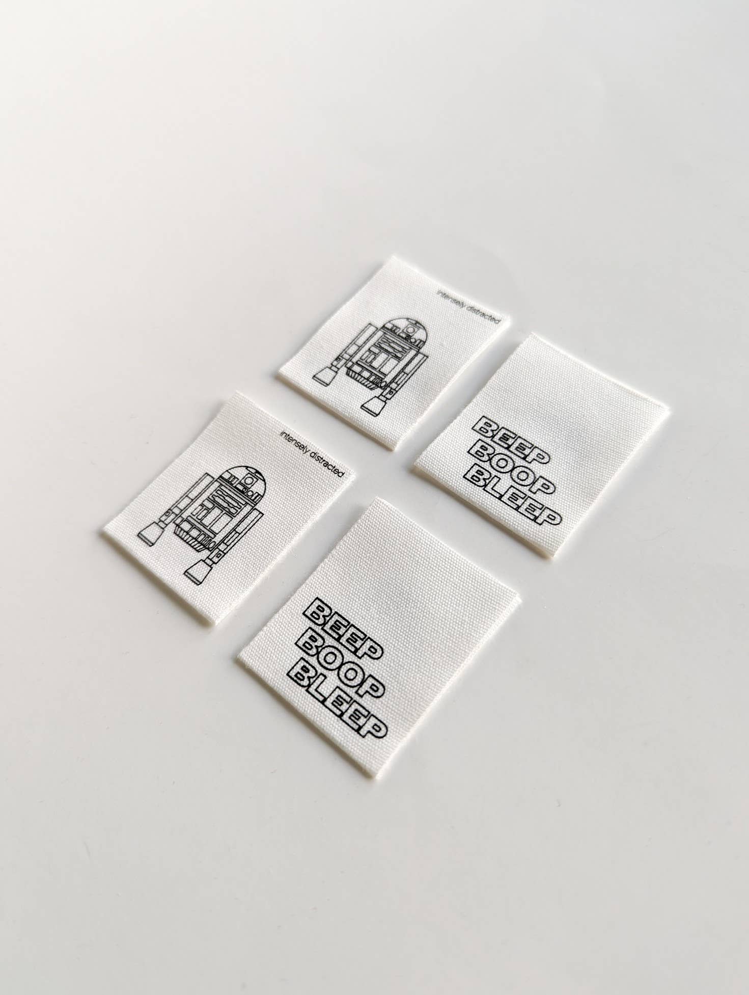 R2D2 Cotton Luxe Labels