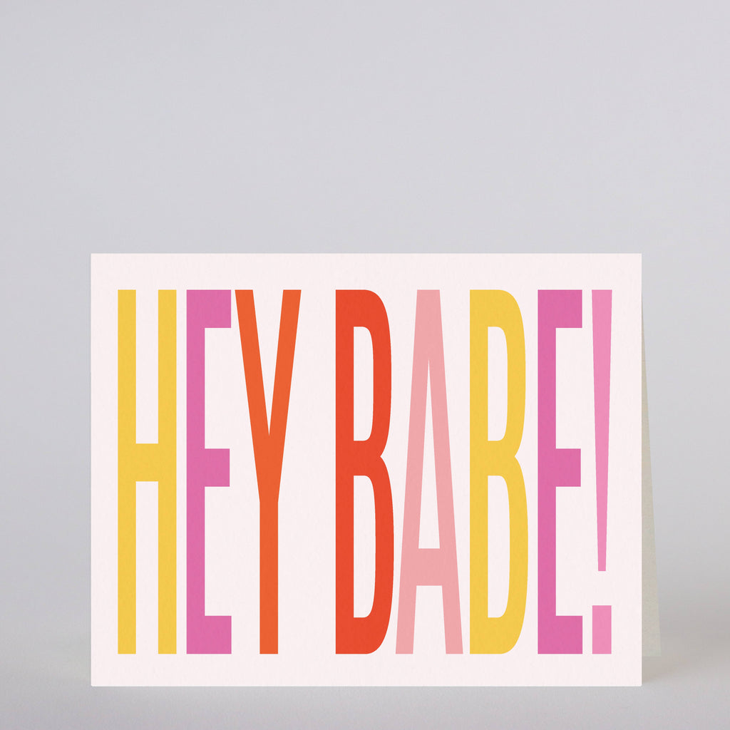 Hey Babe! Notecard
