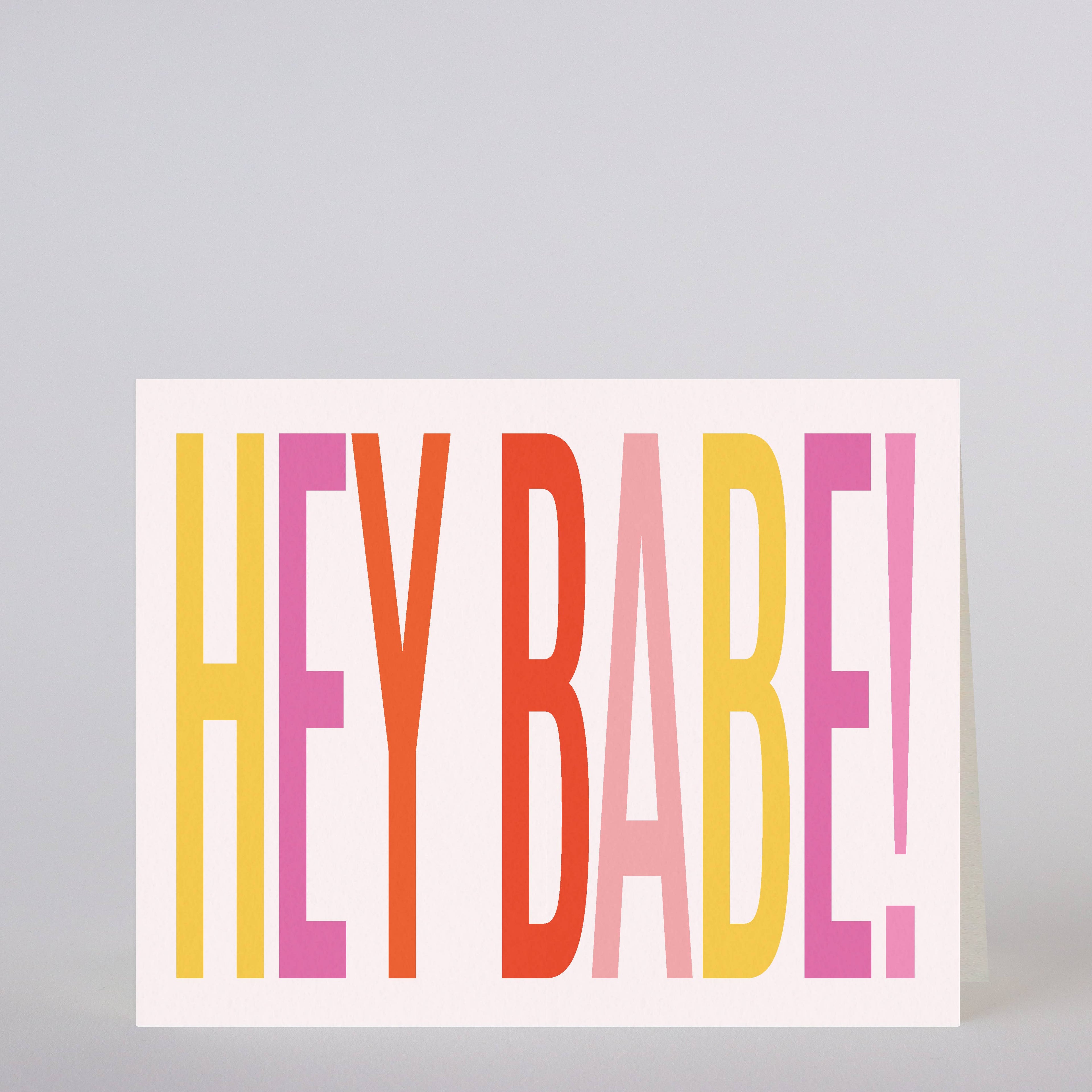 Hey Babe! Notecard