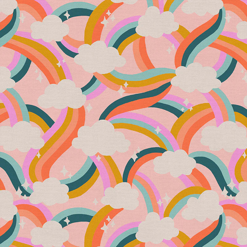 Dino Daydreams – Rainbows & Clouds Sweet