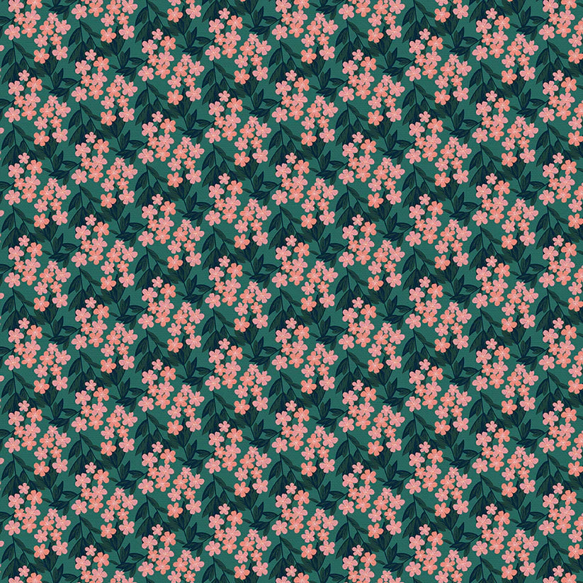 Year of the Snake – Floral – Green/Pink