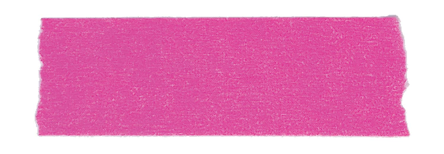 Solid Neon Pink Washi Tape