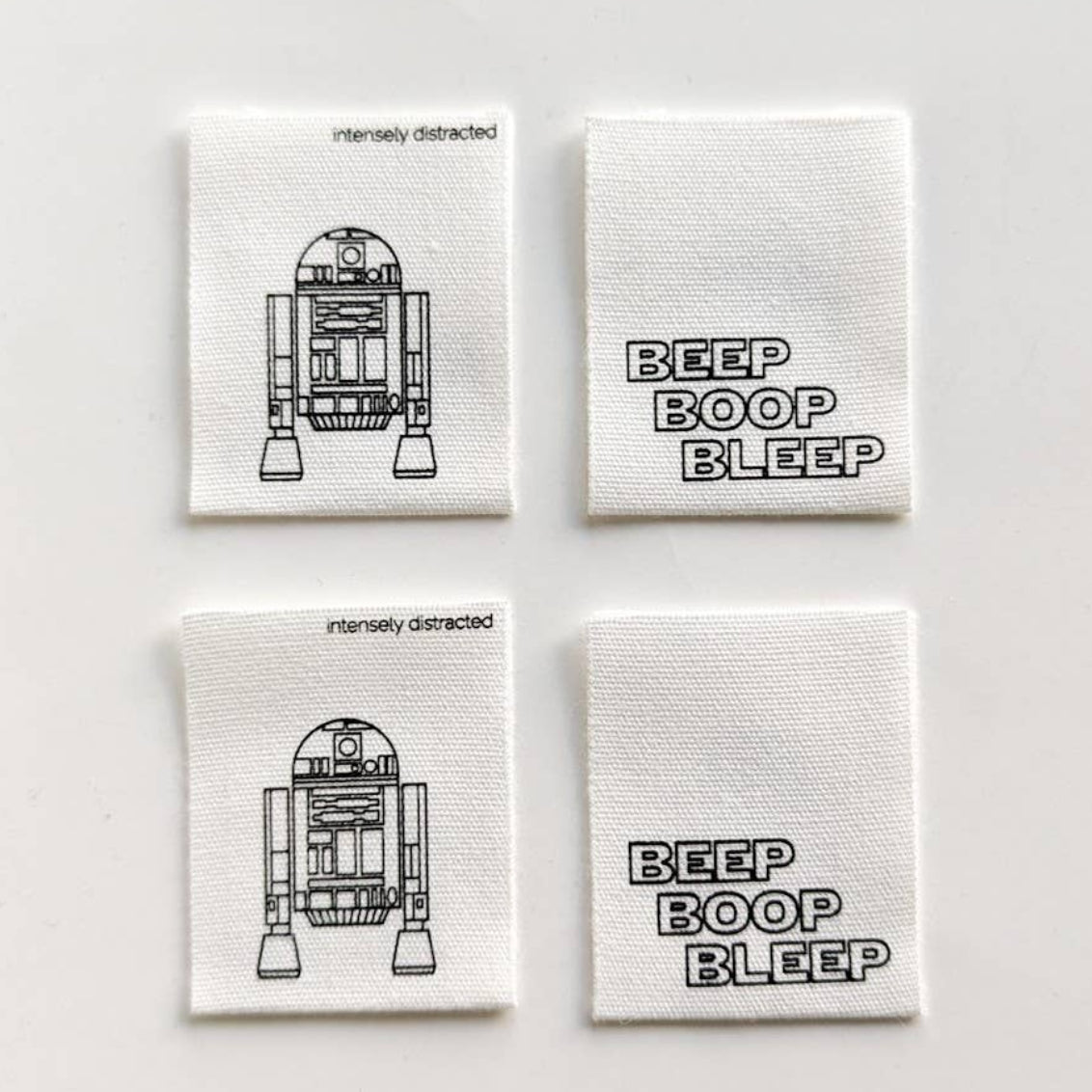 R2D2 Cotton Luxe Labels