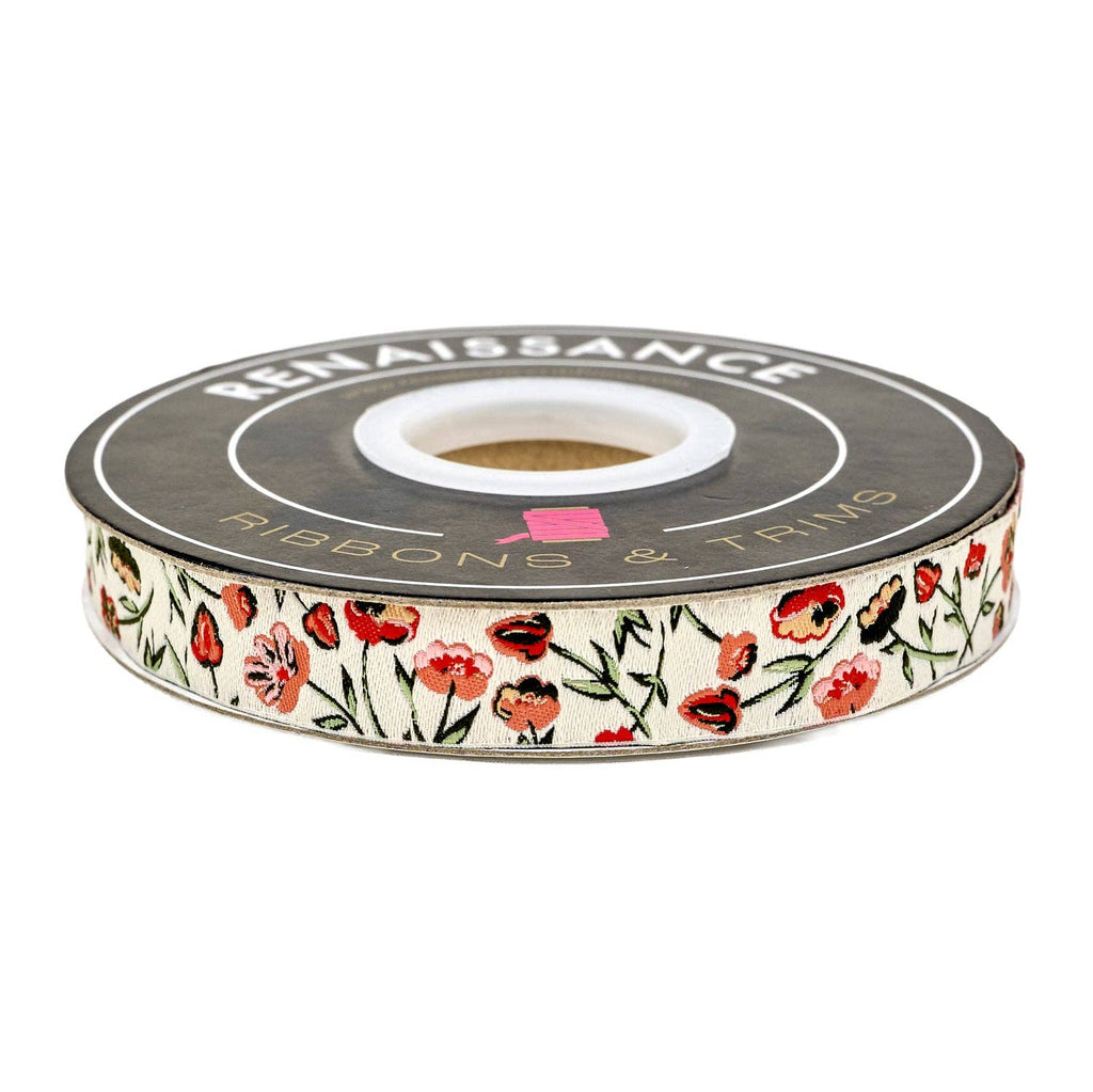 Spruce - Tulip Time - Ribbon 5/8" width - by Sharon Holland