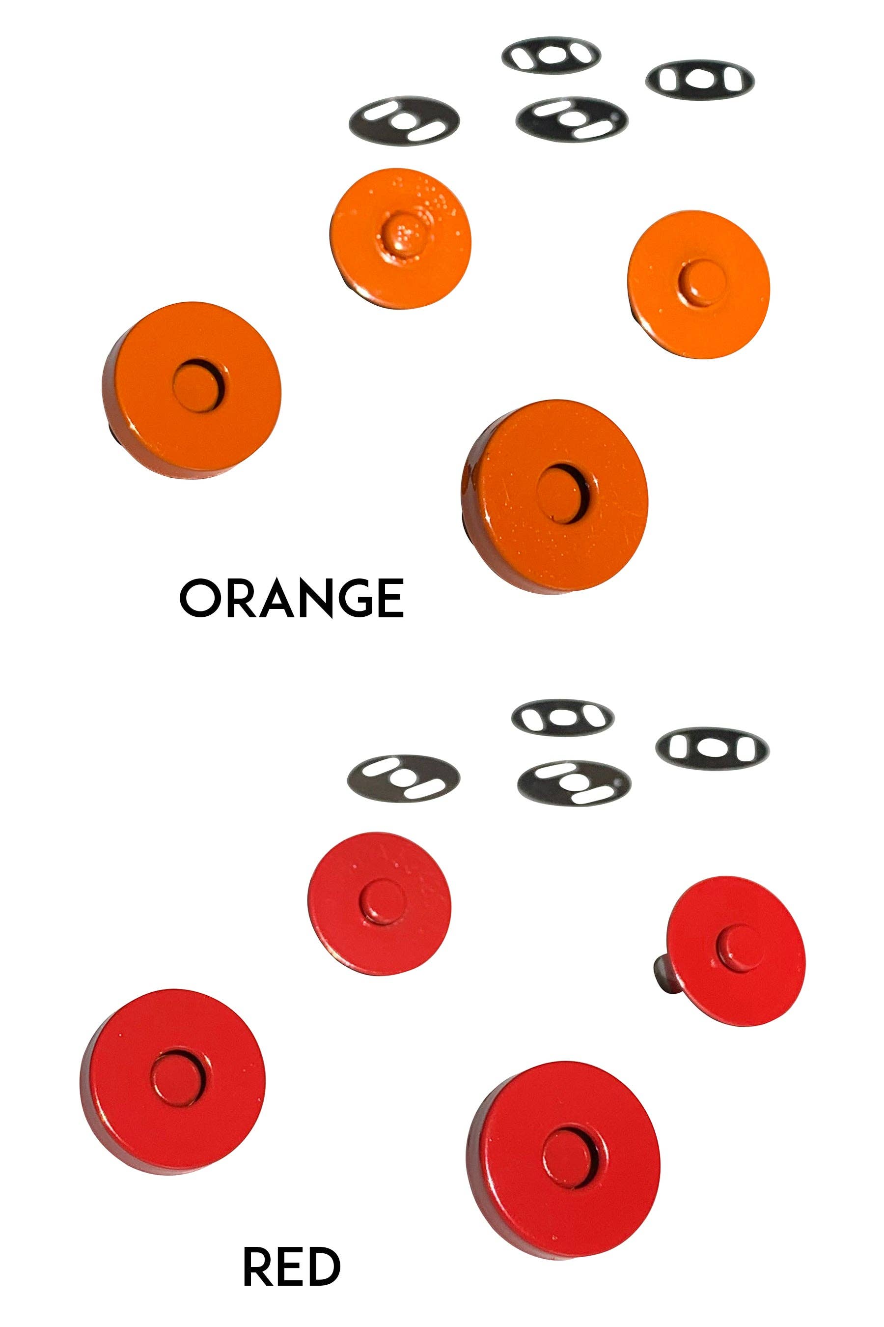 Colorful Magnetic Snaps - Black