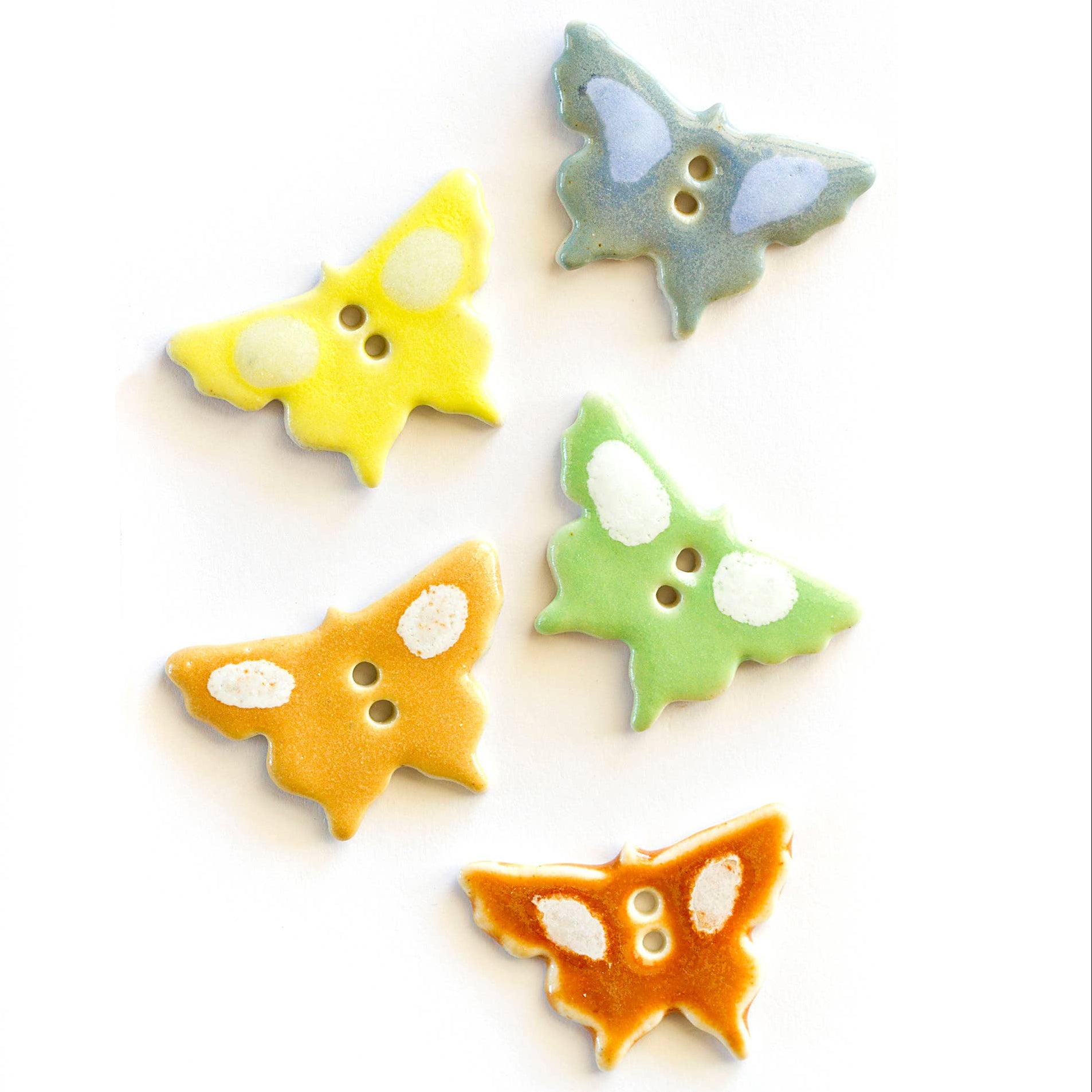 Handmade Butterfly Sewing Buttons