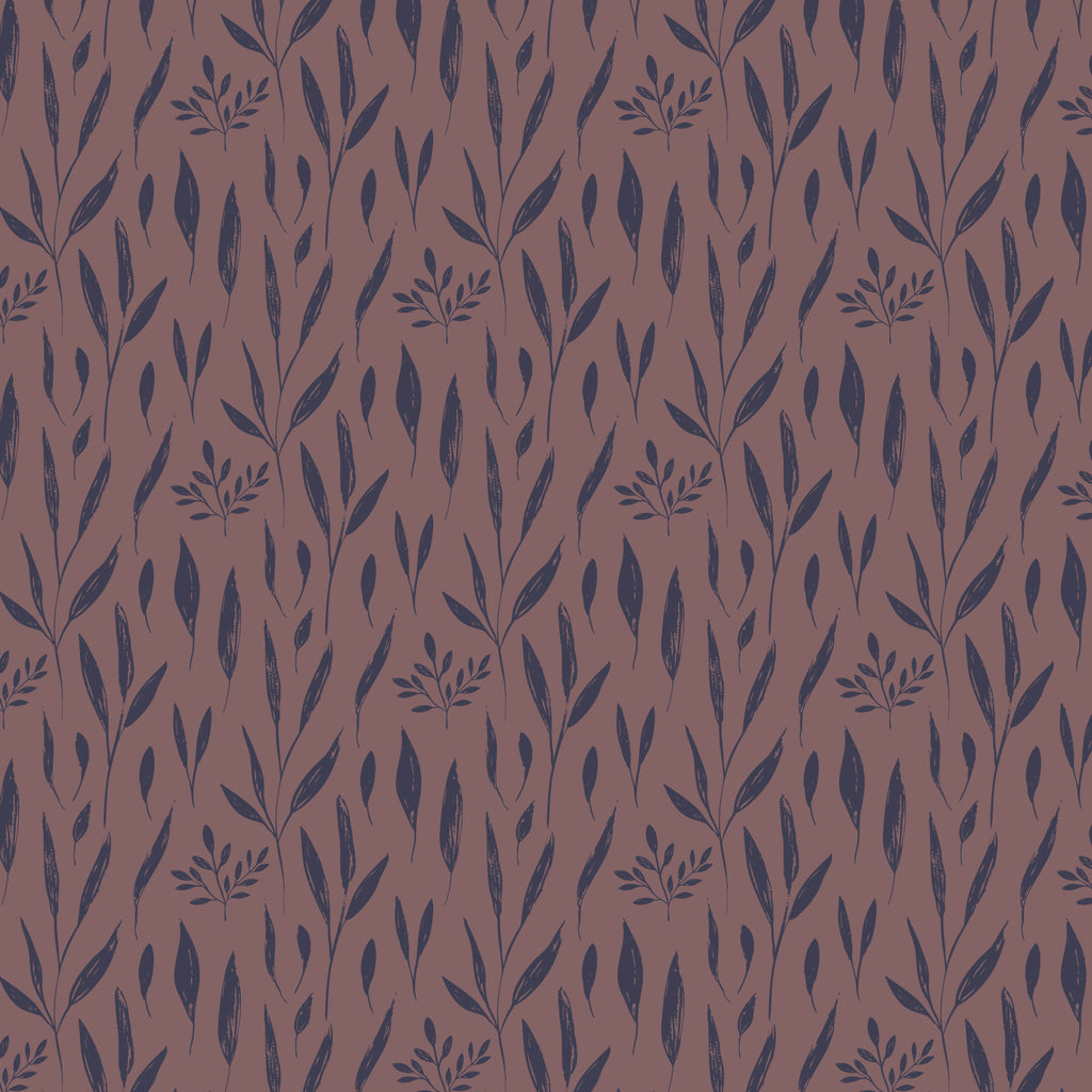 Whimsical Forest Floor Deep Dust Spring Red Bean