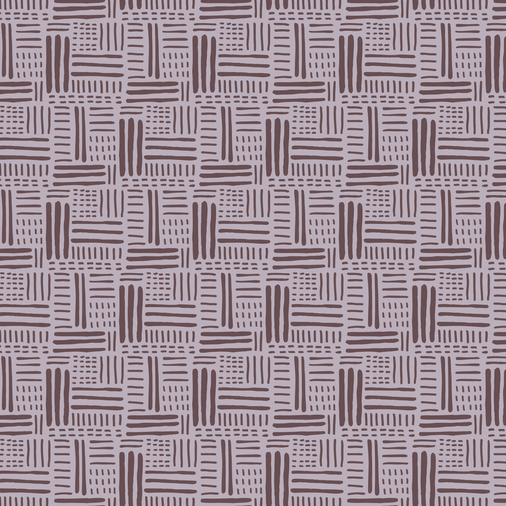 Whimsical Forest Floor Lodge Weave Lavender Gray