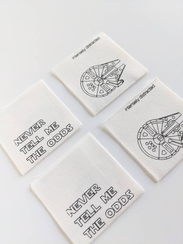 Never Tell Me The Odds Cotton Luxe Labels