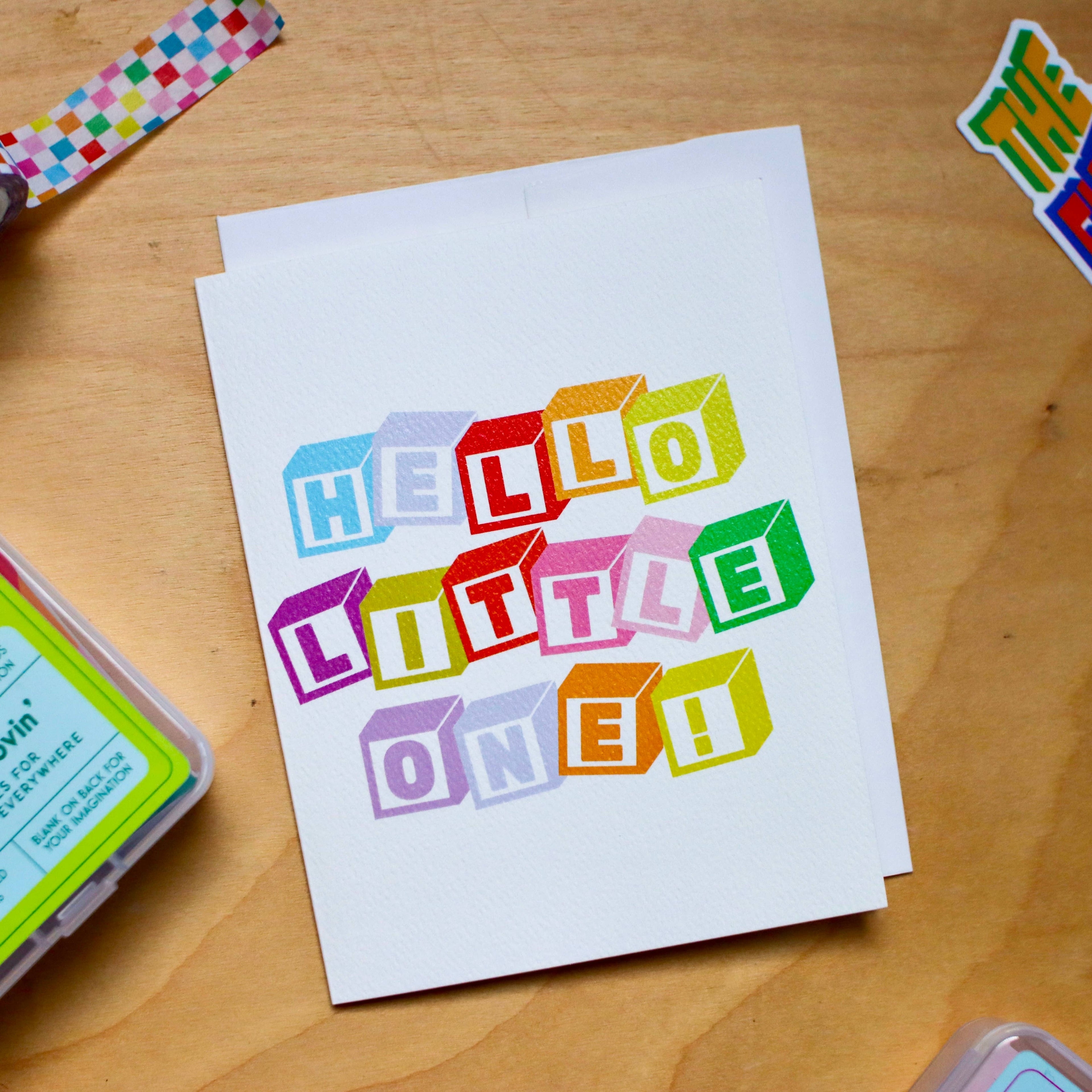 Hello Little One Notecard