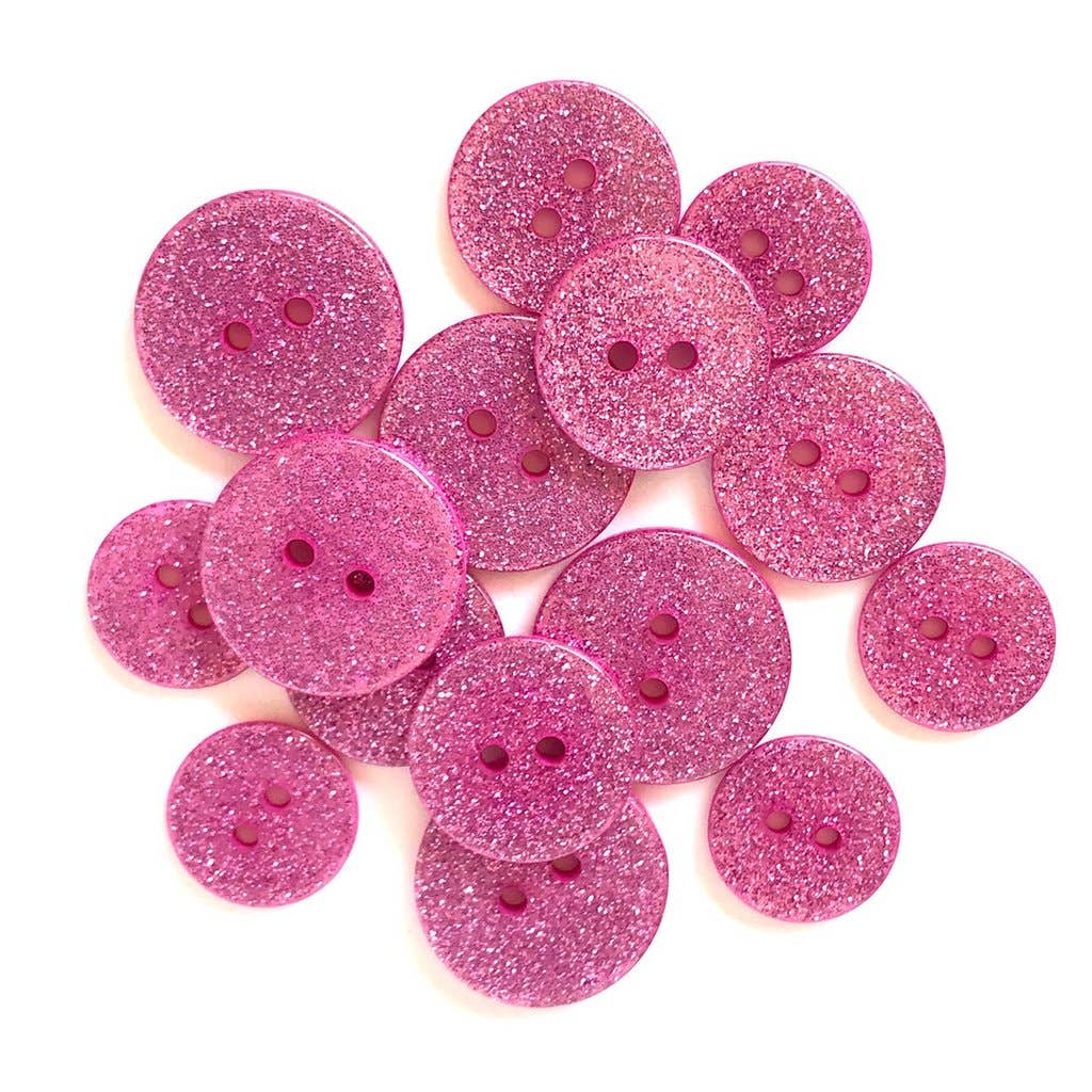 Glitter Buttons - Sweet Sixteen