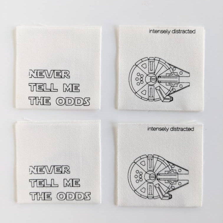 Never Tell Me The Odds Cotton Luxe Labels
