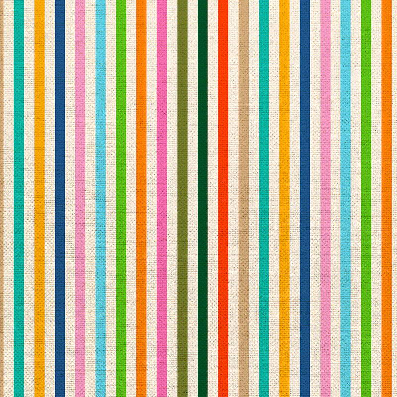 Endless Summer Stripes – Multi in Canvas