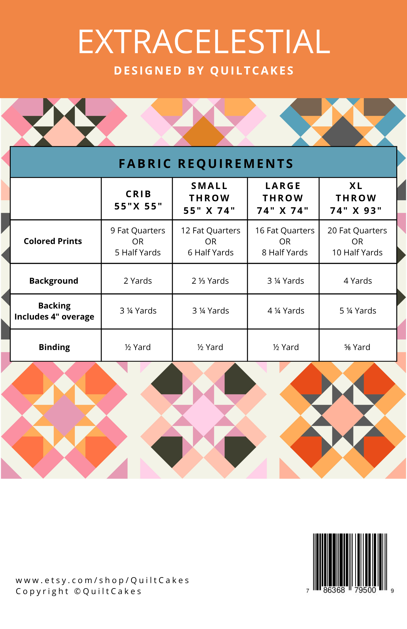 Extracelestial Quilt Pattern