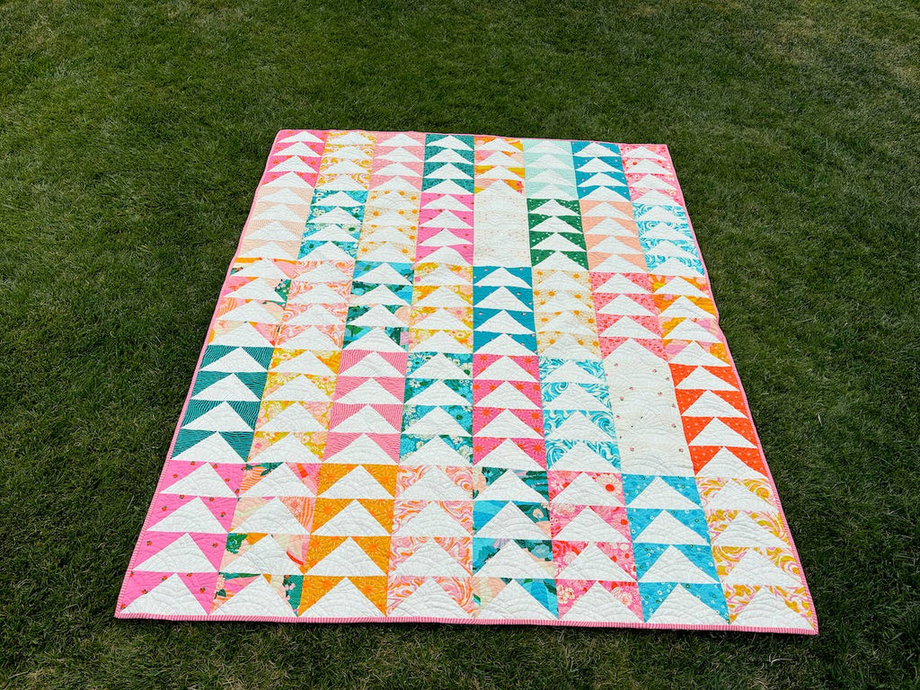 Layer Cake Geese Quilt Pattern (Print)