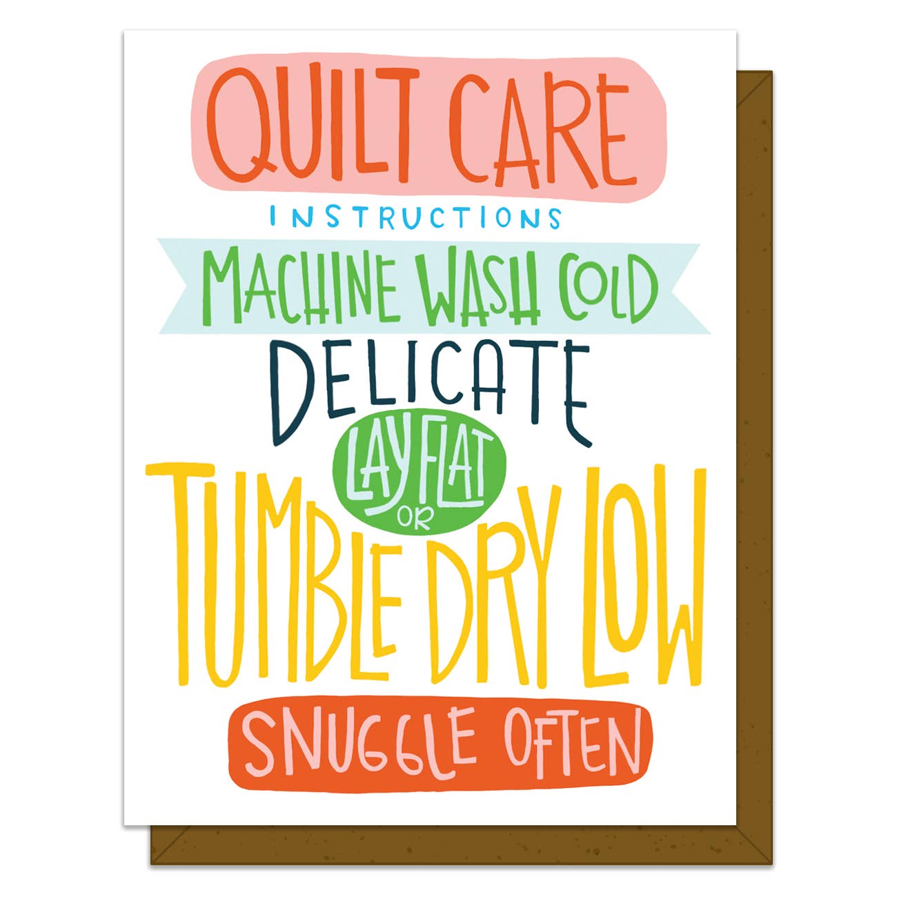 Quilty Instructions Gift Card