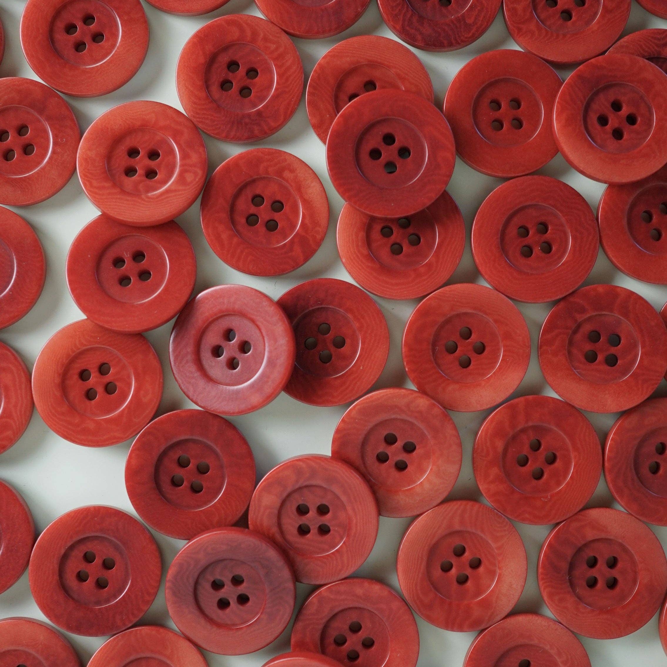 Amber 1" Corozo Buttons
