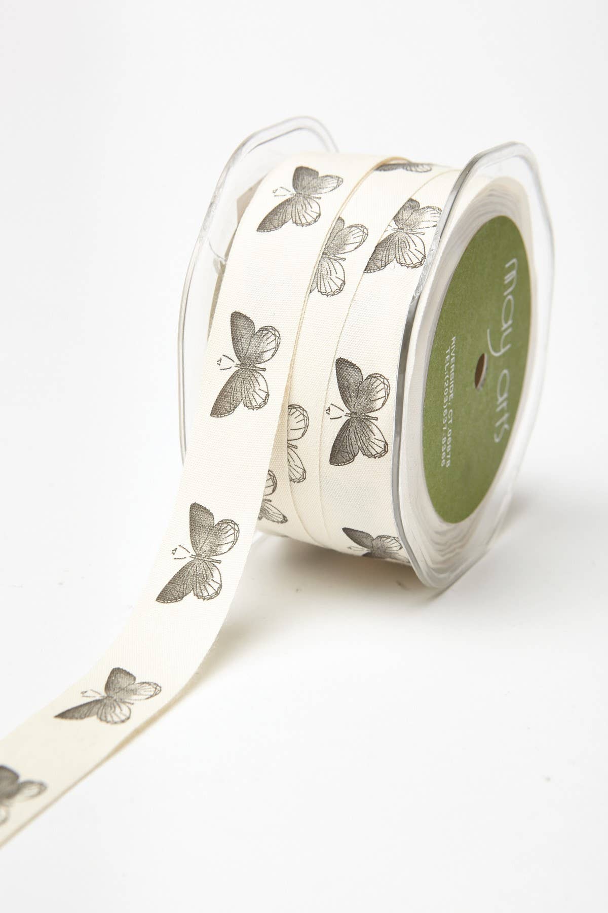 3/4" Butterfly Print 100% Cotton Ribbon