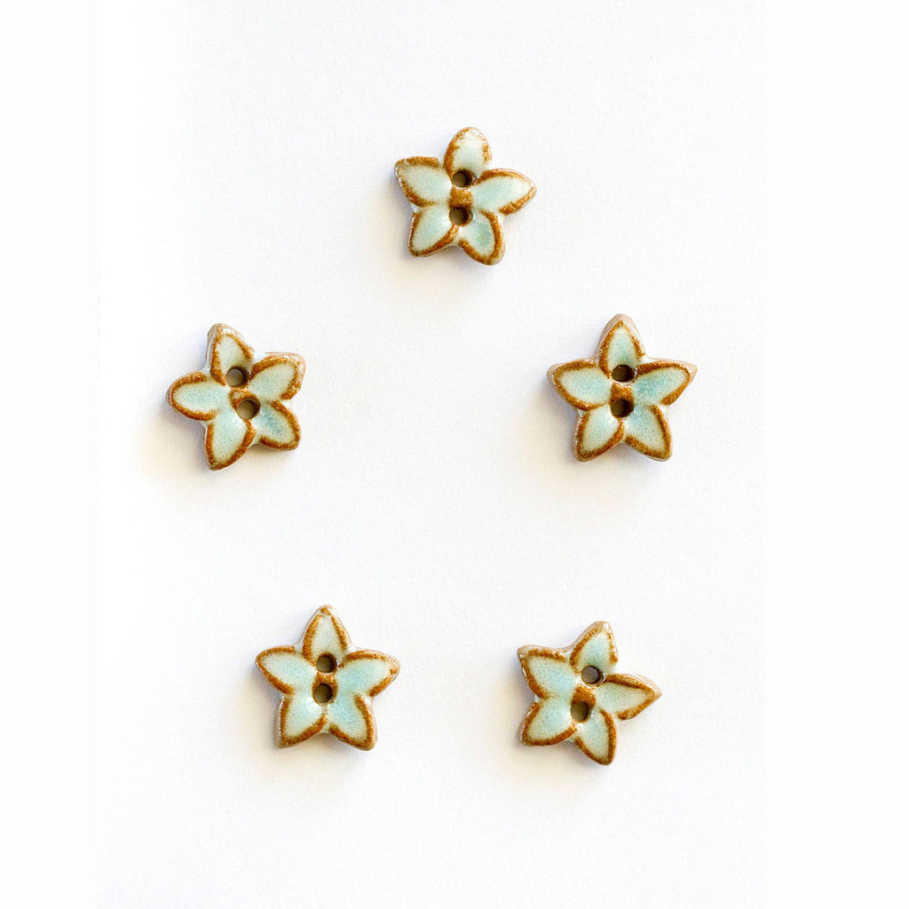 Star Floral Buttons (L605)
