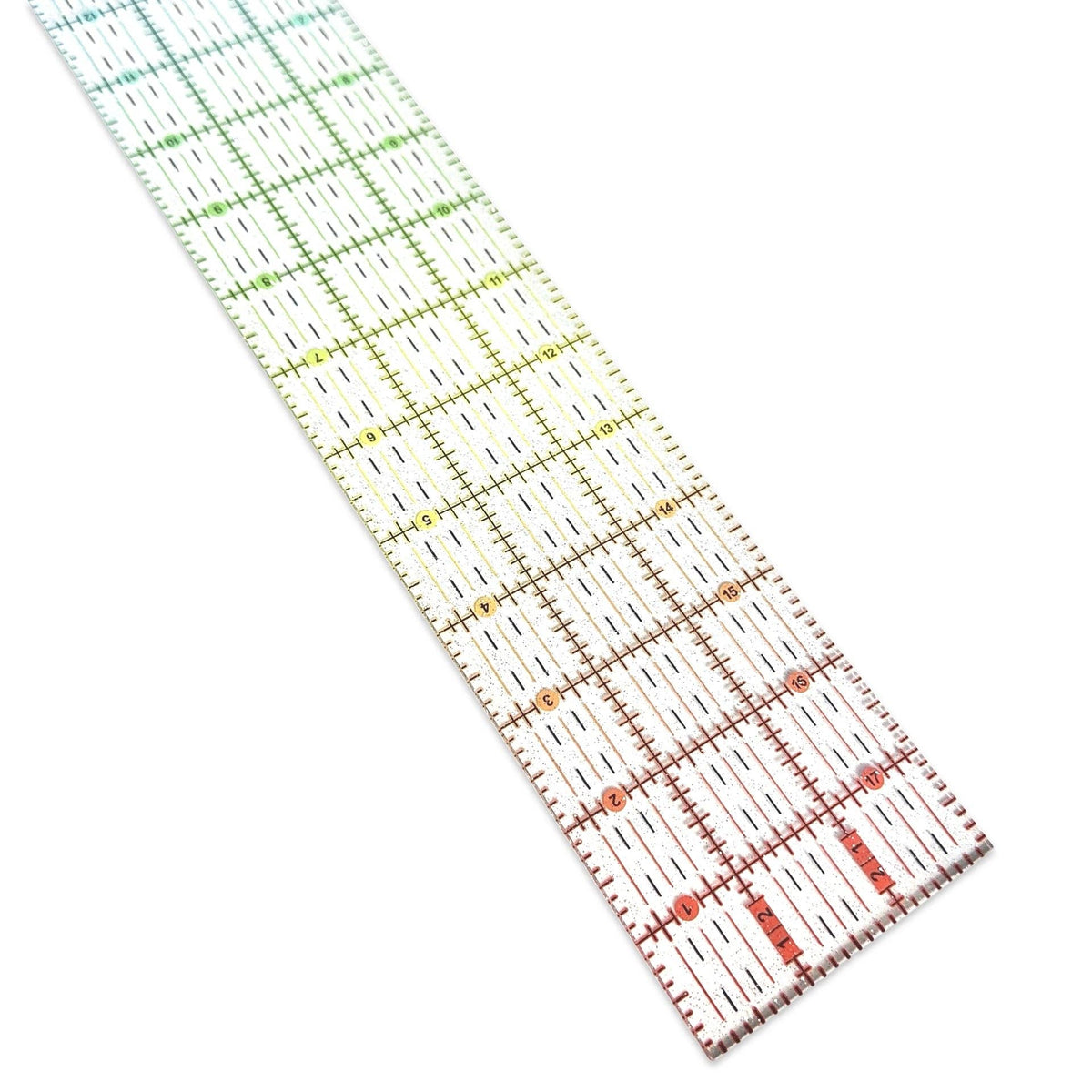 Rainbow Gradient Glitter Ruler 18” x 3”