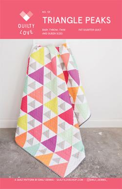 Emily Dennis Quilty Triangle Peaks Pattern [QL 121]