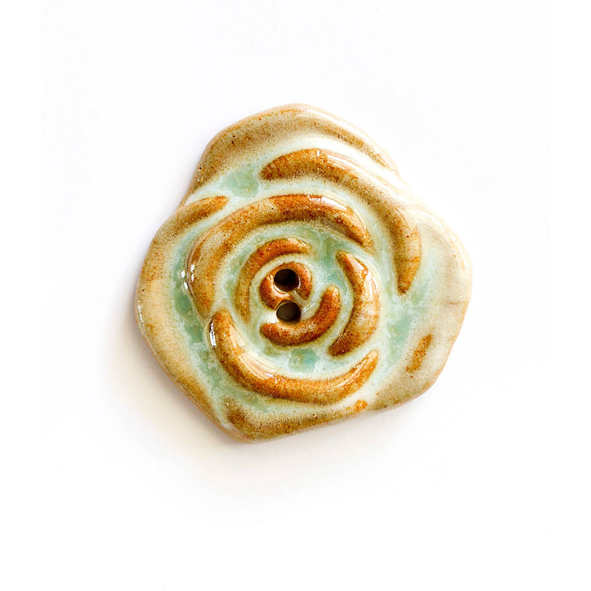 Large Rose Statement Buttons (L340)