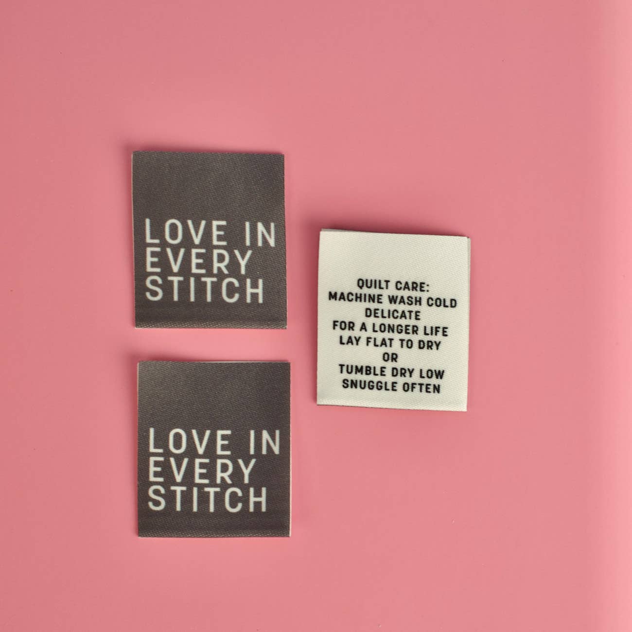 Love in Every Stitch Care Labels