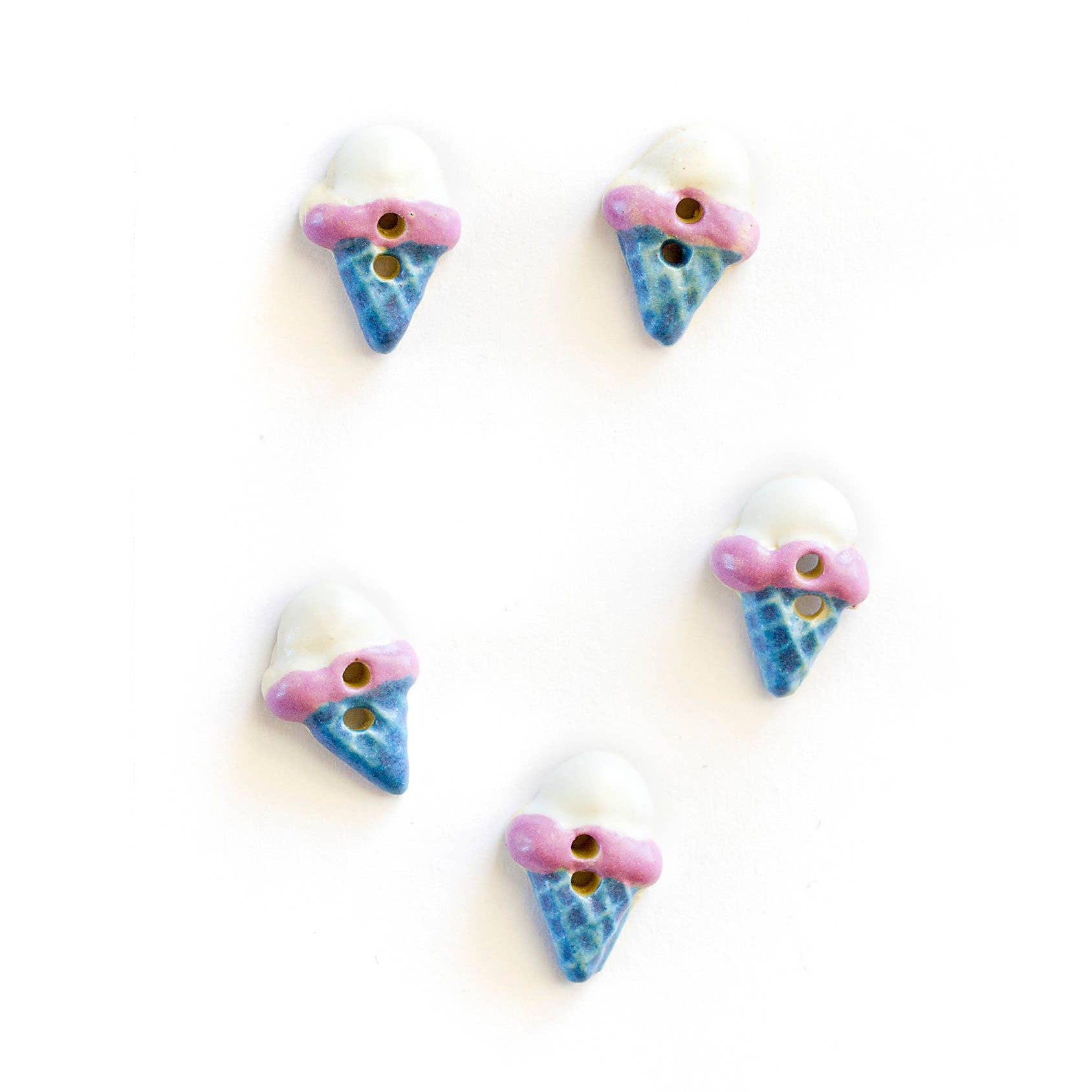 Ice Cream Cone Buttons (L532)