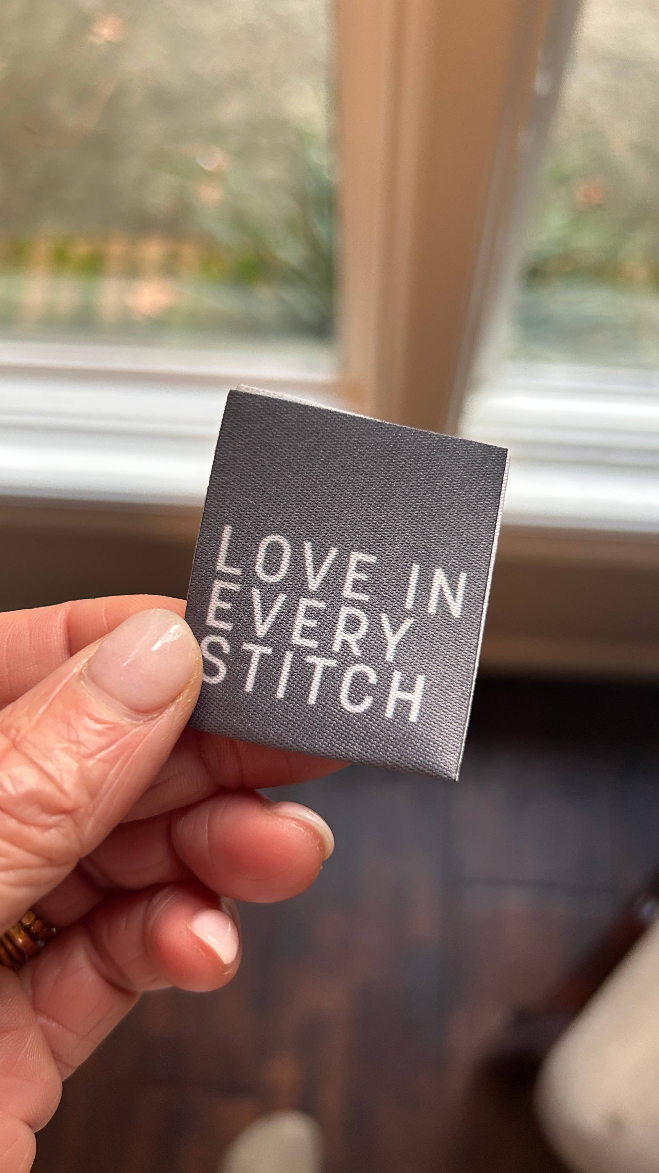 Love in Every Stitch Care Labels