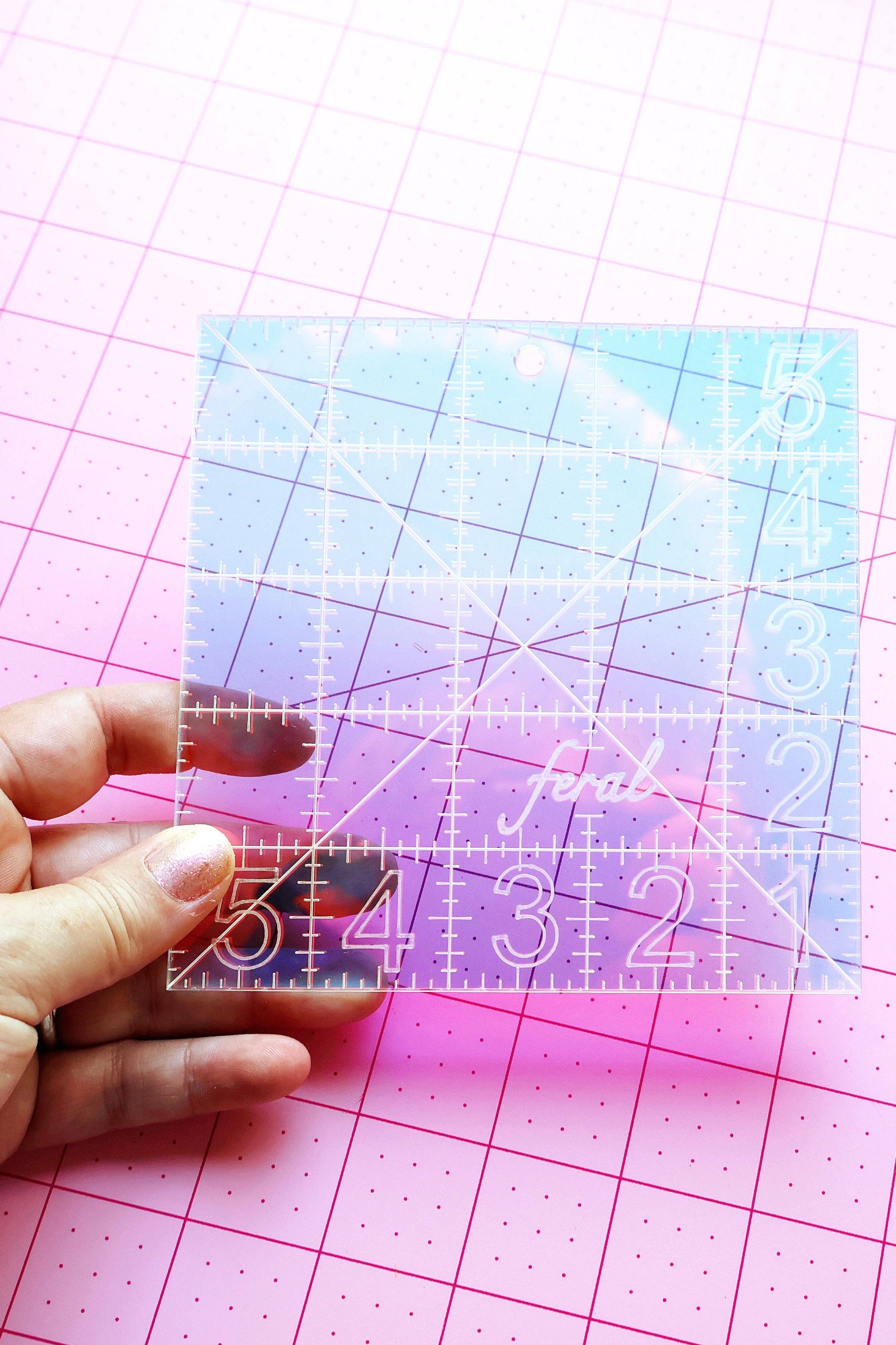 5" Charm Square Ruler