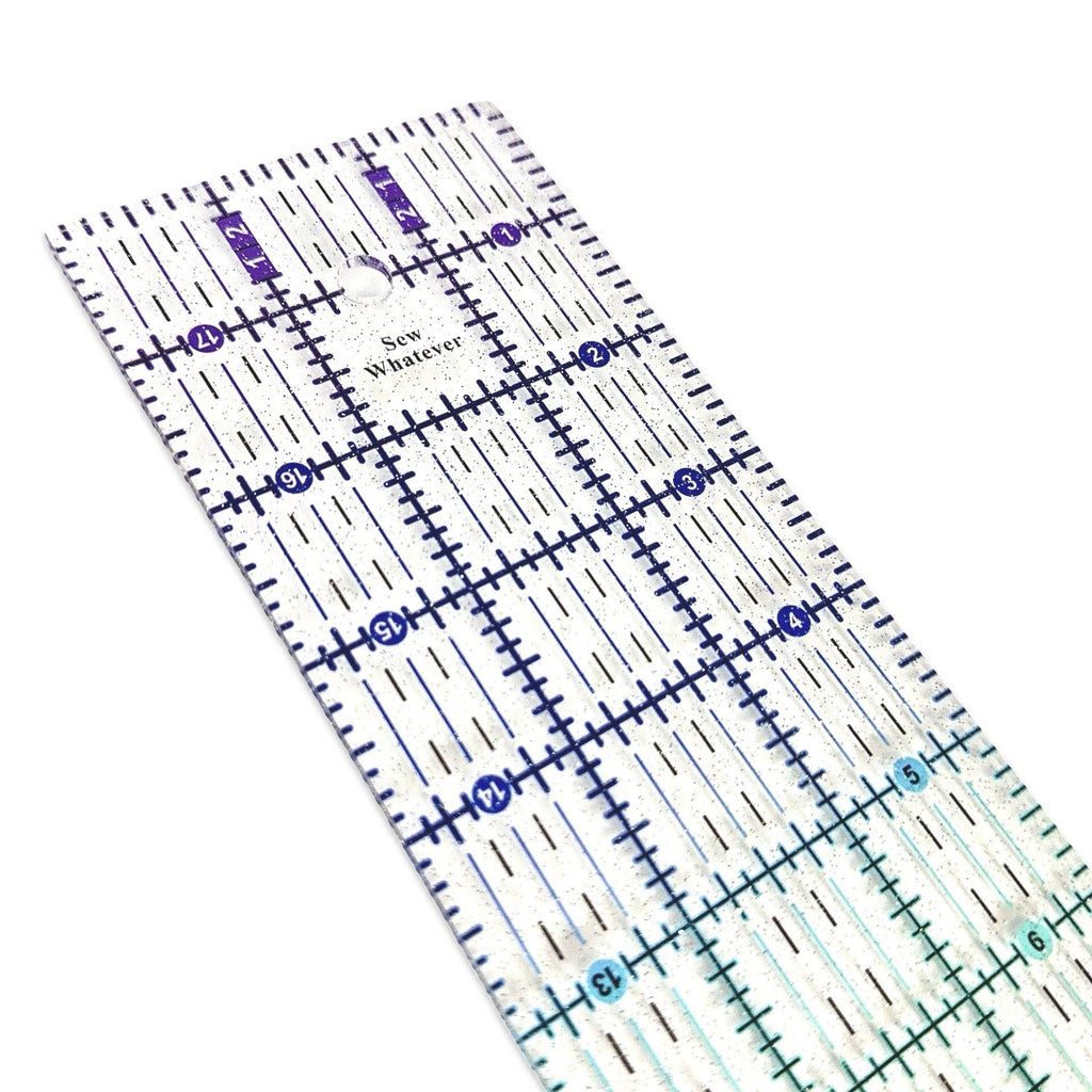 Rainbow Gradient Glitter Ruler 18” x 3”