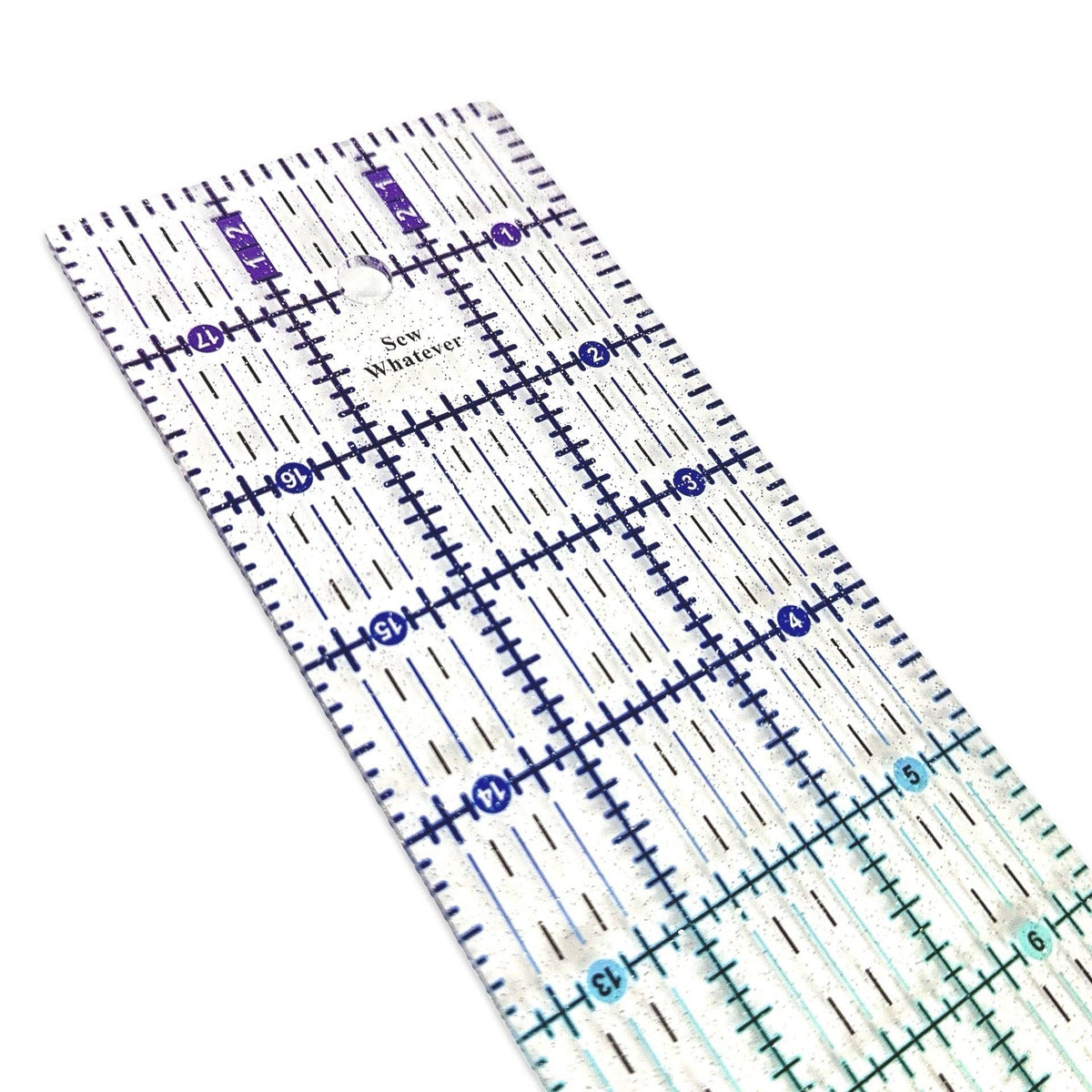 Rainbow Gradient Glitter Ruler 18” x 3”