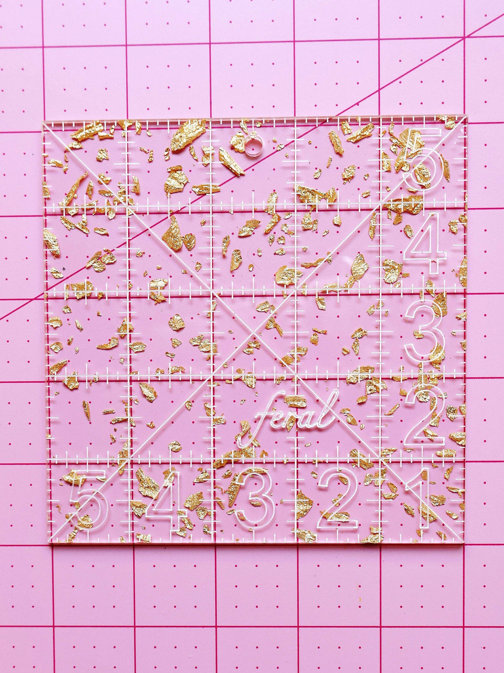 5" Charm Square Ruler