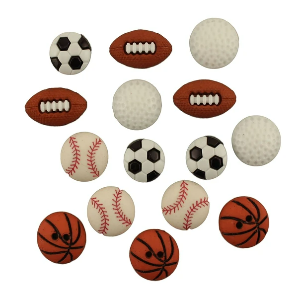 Lets Play Ball Buttons