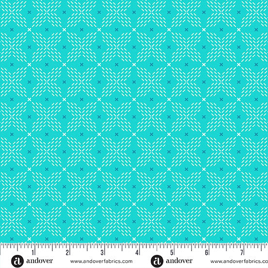 Color Pop Playground by KP Creates / Double Crossed Teal