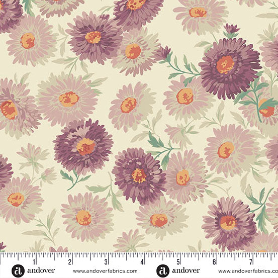 Chrysanthemum by Laundry Basket Quilts / Lilac