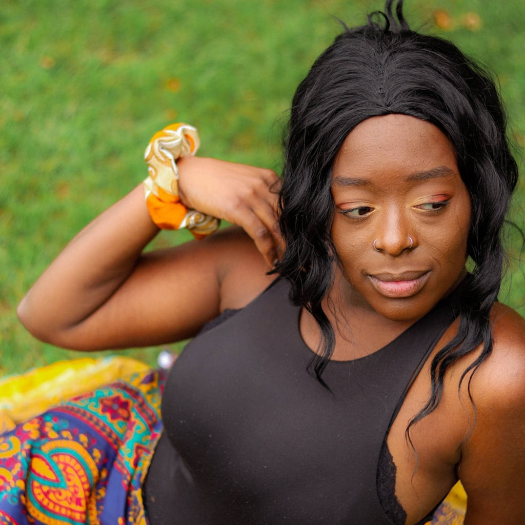 Reclaimed Sari Scrunchies 5-Pack