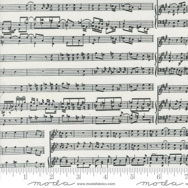 Sable & Swan Music Score in Porcelain