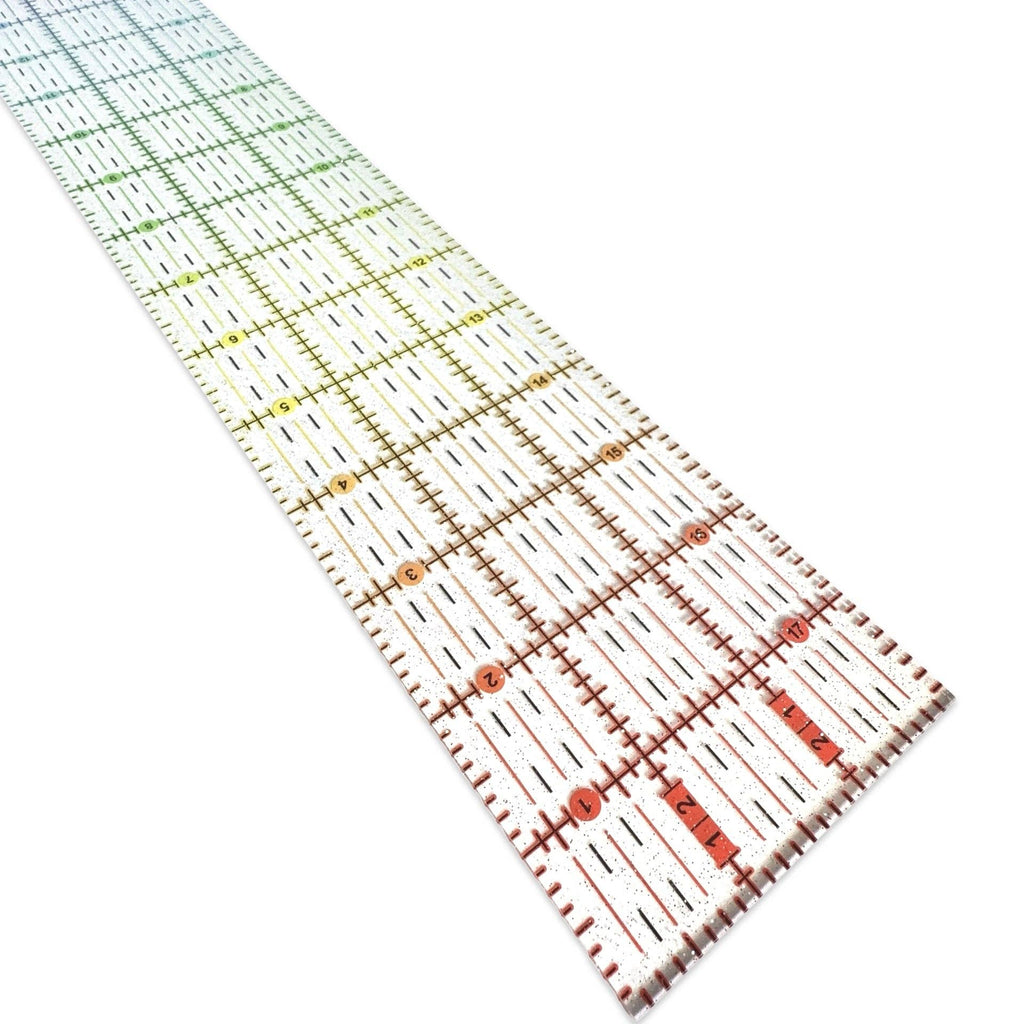 Rainbow Gradient Glitter Ruler 18” x 3”