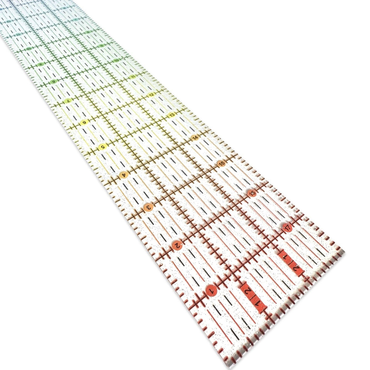 Rainbow Gradient Glitter Ruler 18” x 3”