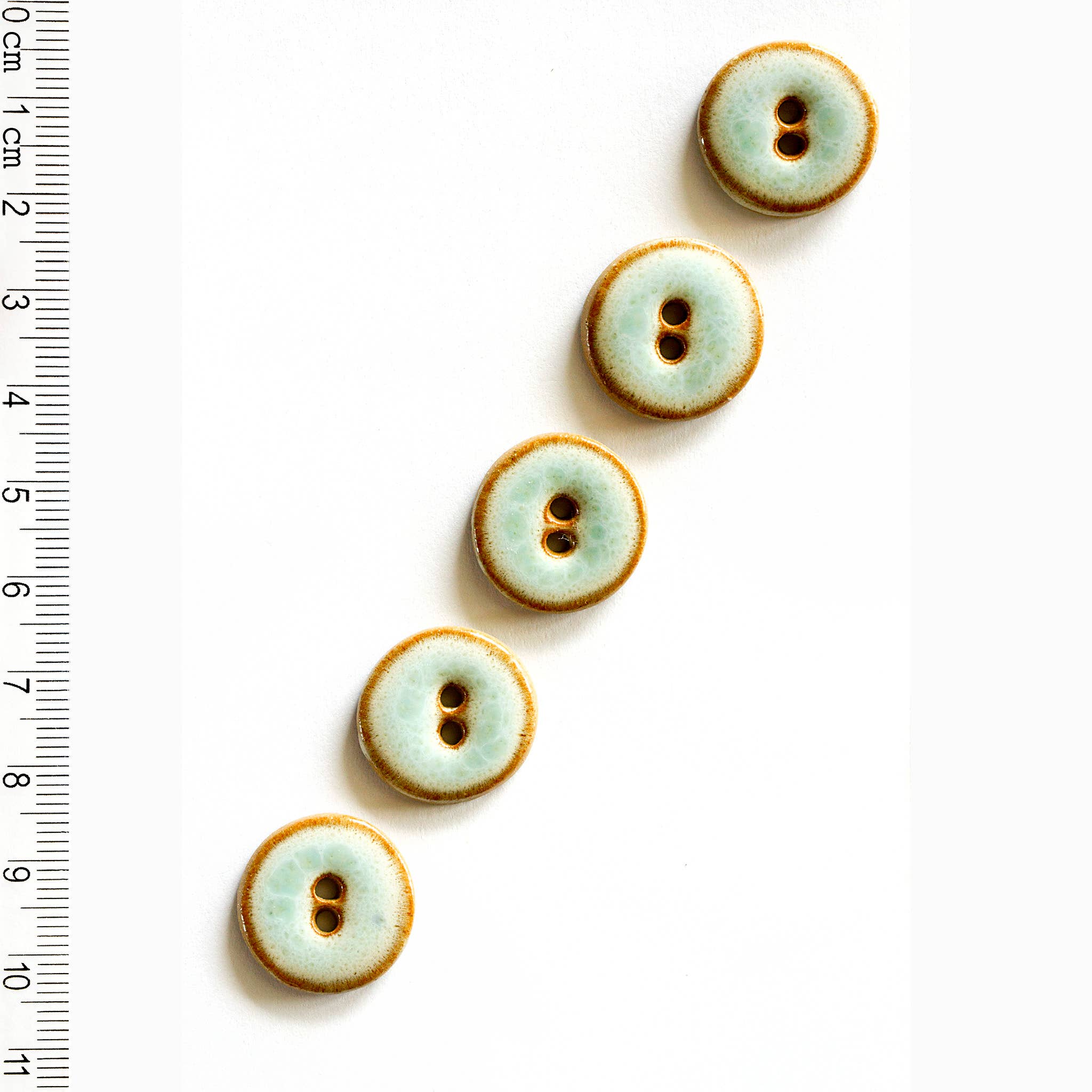 L359 Shiny Turquoise Buttons