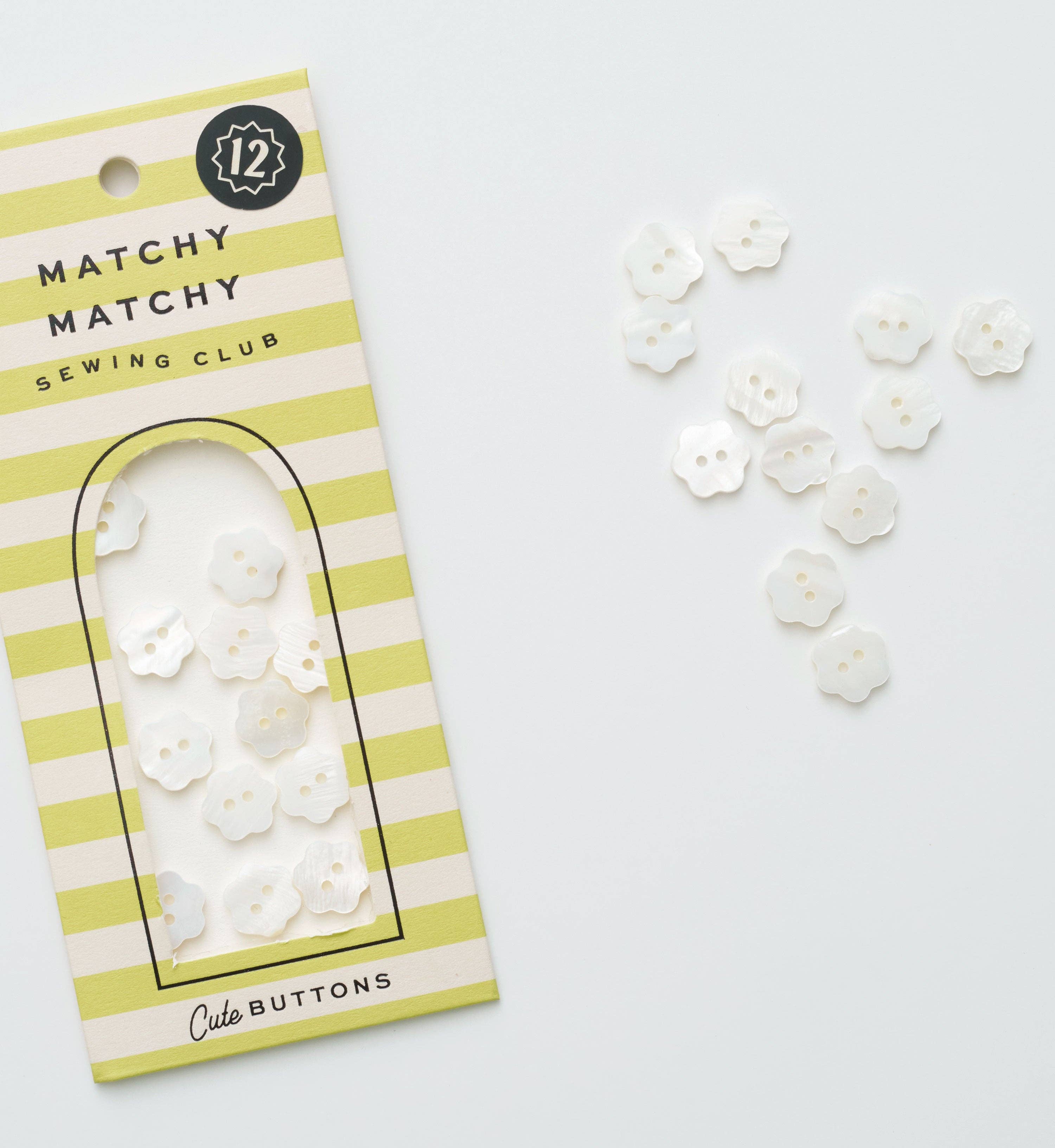 Flower Shell Buttons