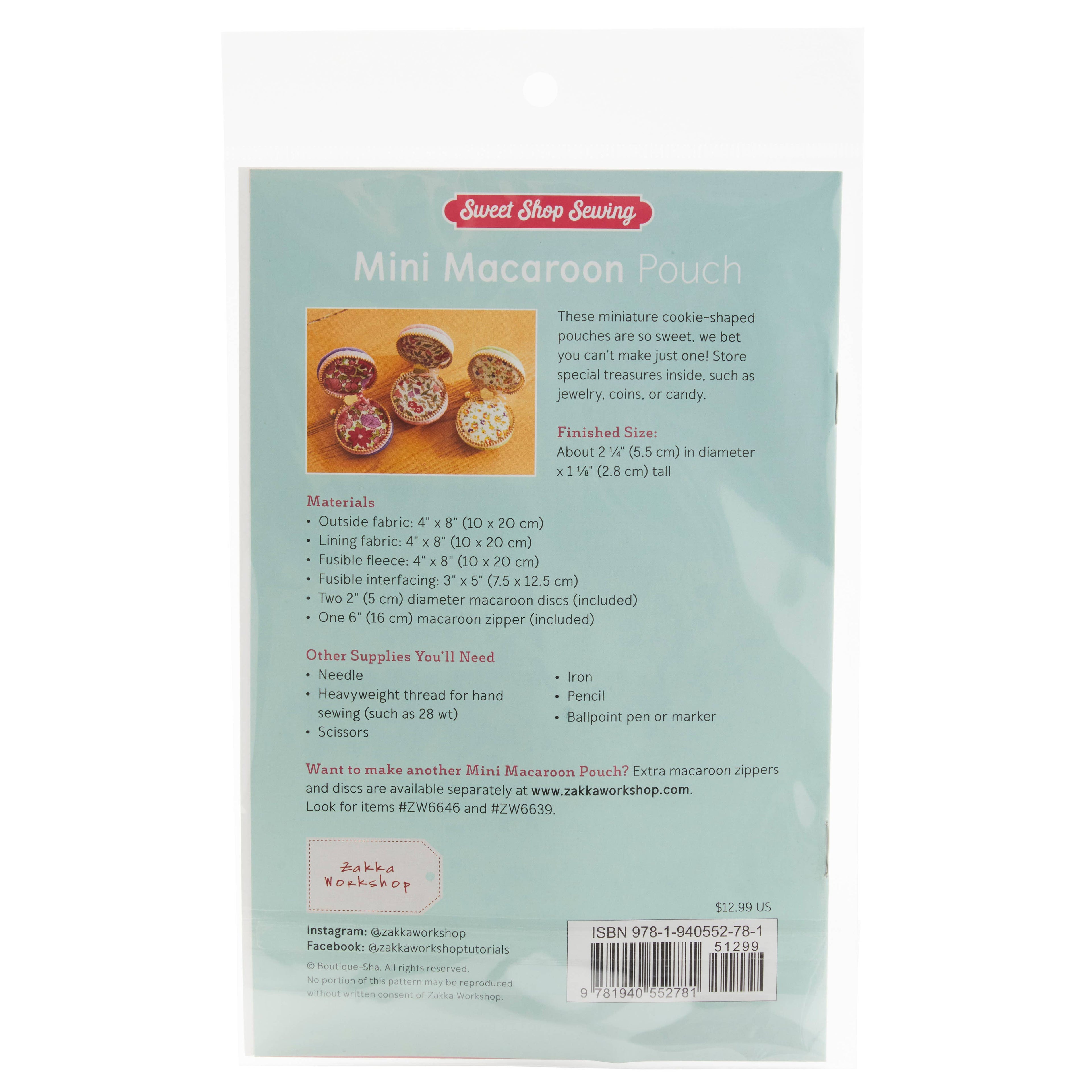 Mini Macaroon Zipper Pouch