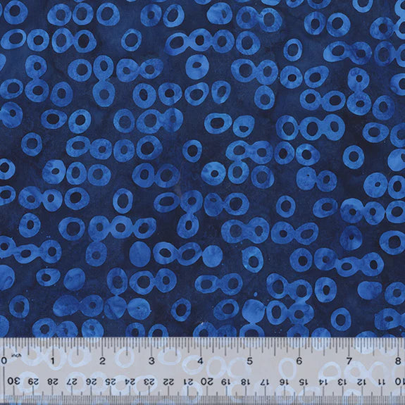 Batik - Indigo Batiks Vol. 2, Circles / Royal,