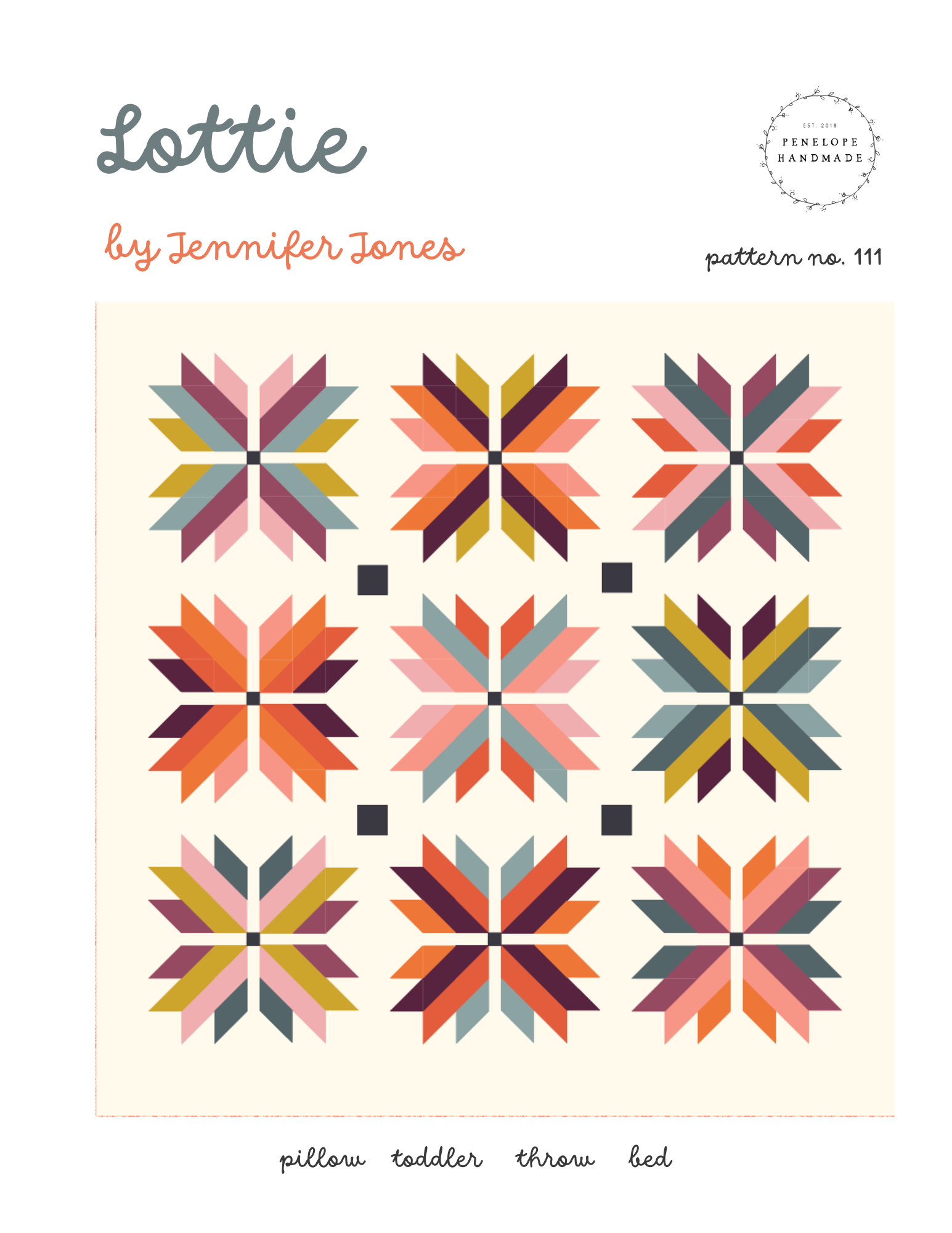 Lottie Quilt Pattern (Print)