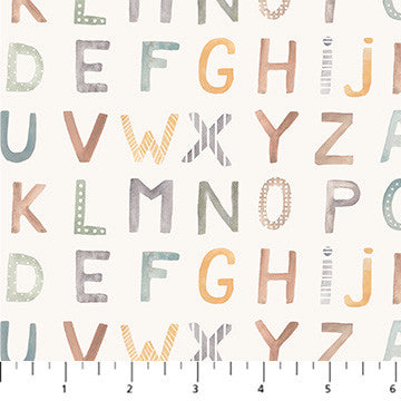 Cotton-Tale - Alphabet in Cream [90950-11]